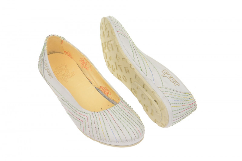 Eject Confy Slipper weiß multi Ballerina 17114