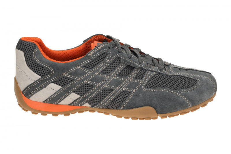 Geox Snake Schuhe grau orange U55MNA