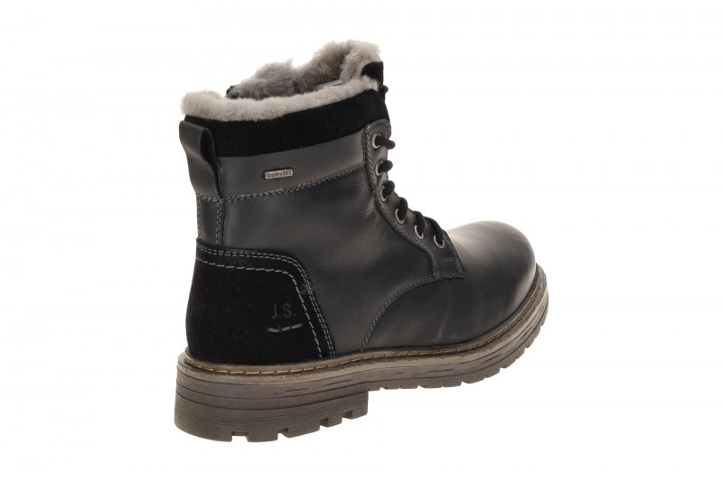 Josef Seibel Curtis 50 Winter Herren Stiefel schwarz wasserdicht