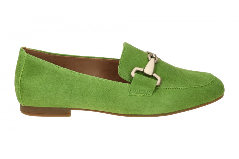 Gabor Schuhe Slipper hellgrün gold 65.211.11