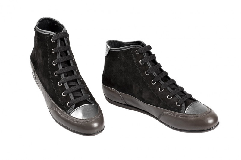 Geox New Moena Stiefelette schwarz grau D3460C