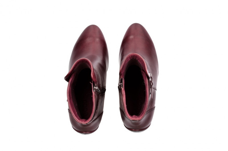 Ecco Sculptured 75 Stiefelette in dunkelrot 24266301070