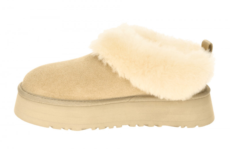 UGG Tazzele Boots Plateau Slipper beige Warmfutter