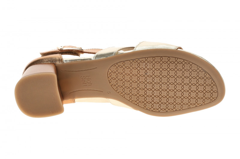 ARA Riva Sandaletten grau braun metallic 12-27606