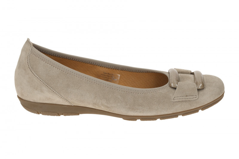 Gabor Schuhe Ballerina Slipper grau kiesel 74.166.12