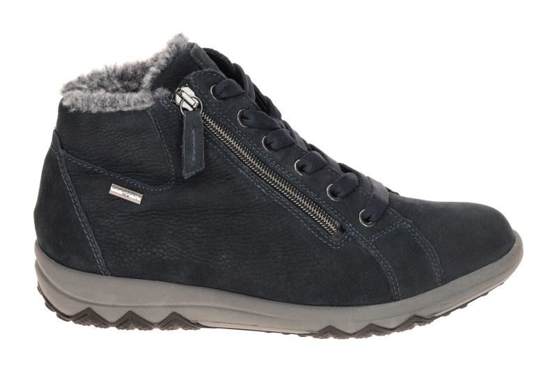 Waldläufer Teresa Winter Stiefelette blau notte H-Weite Waterproof 961971
