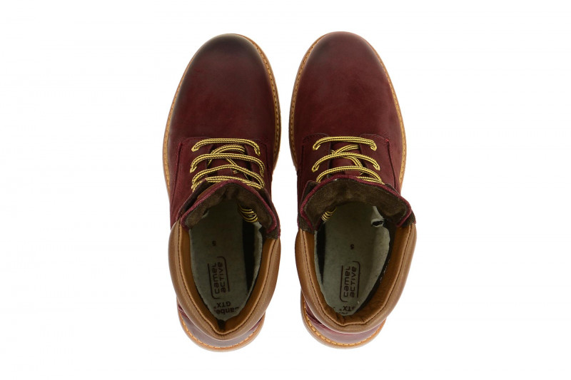 camel active Canberra GTX Stiefel bordo rot 874.70.14