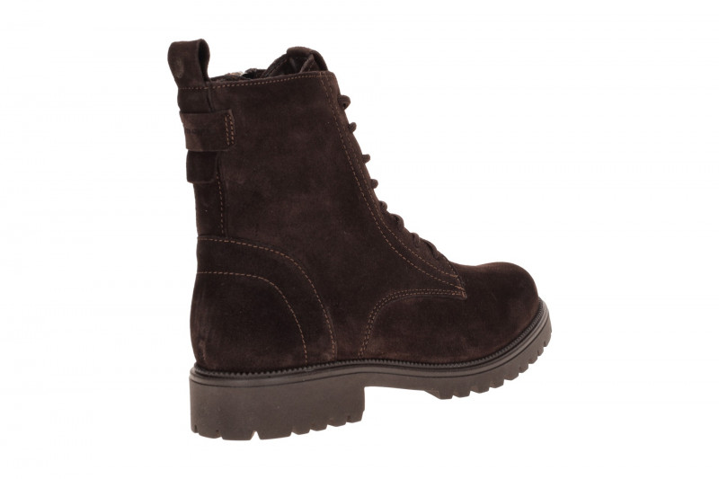 Tamaris Stiefel Boots braun mocca Velour 25402