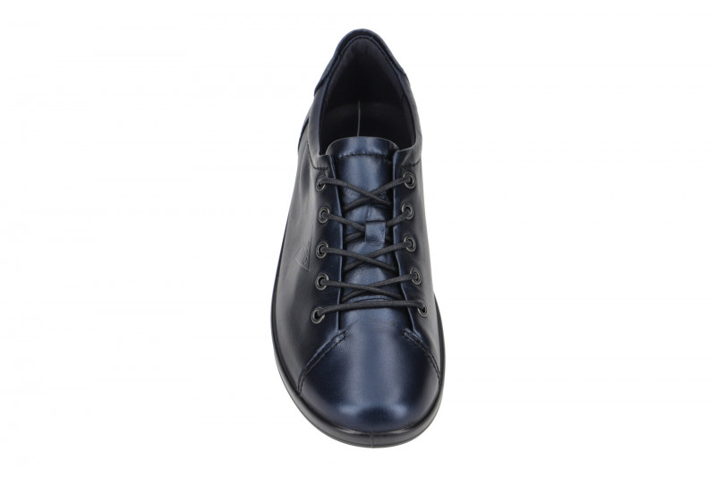 Ecco Soft 2 Schuhe blau metallic
