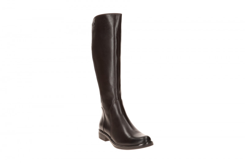 Caprice Langschaftstiefel dunkelbraun Leder XL Schaft 25523