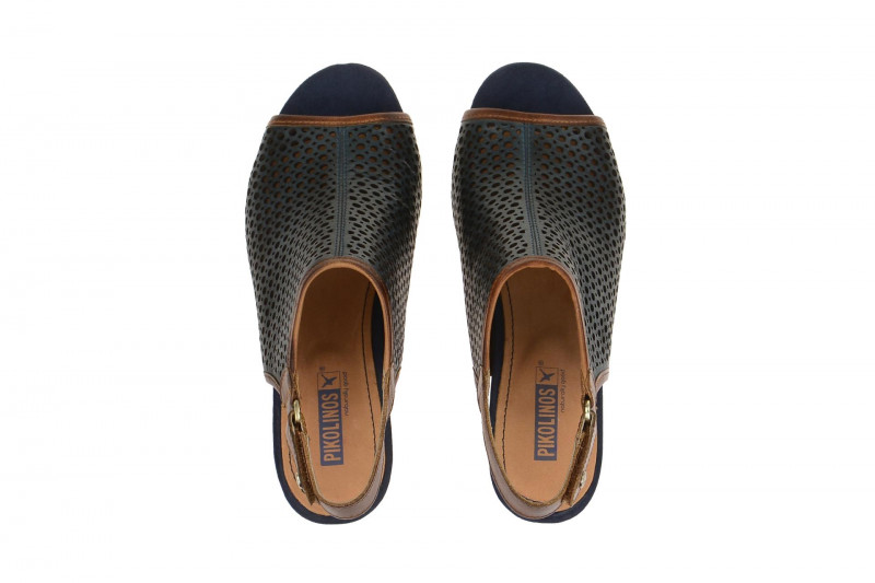 Pikolinos Bali Keil Sandale blau Gr 40