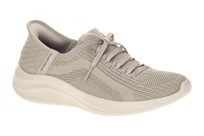 Skechers Ultra Flex Schuhe taupe braun SLIP-INs 149710