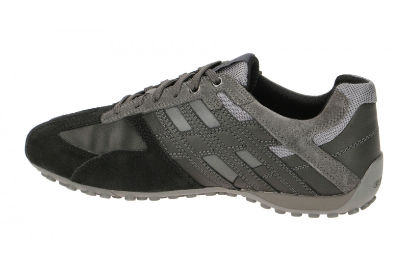 Geox Snake Schuhe schwarz dunkelgrau U4207K