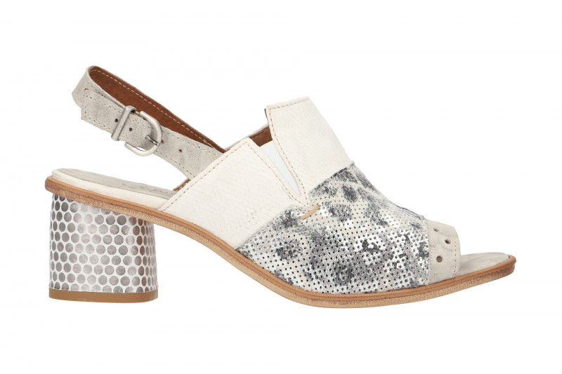 Charme Sandale weiß grau 0482R