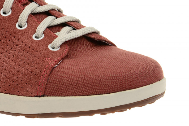 Clarks Norwin Schuhe rot canvas