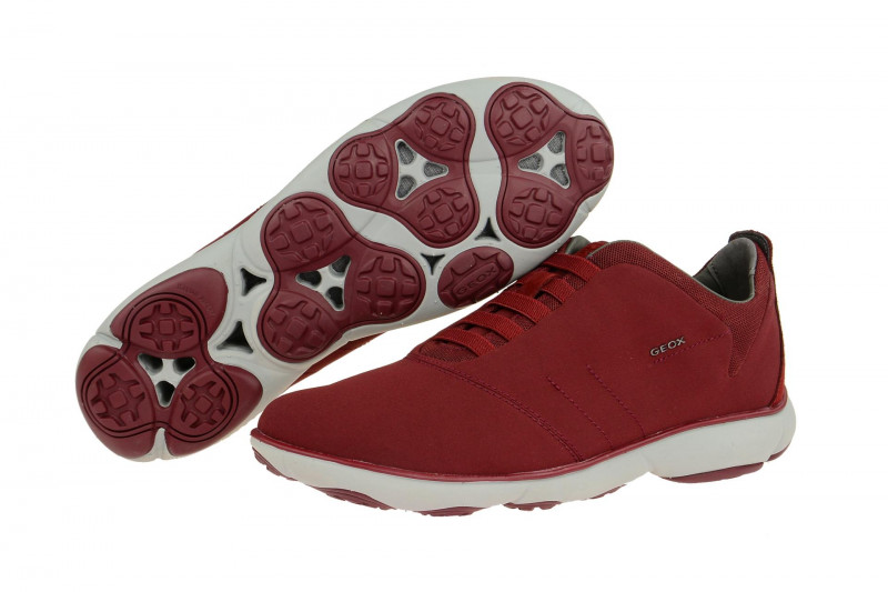 Geox Nebula Schuhe rot Sohle grau