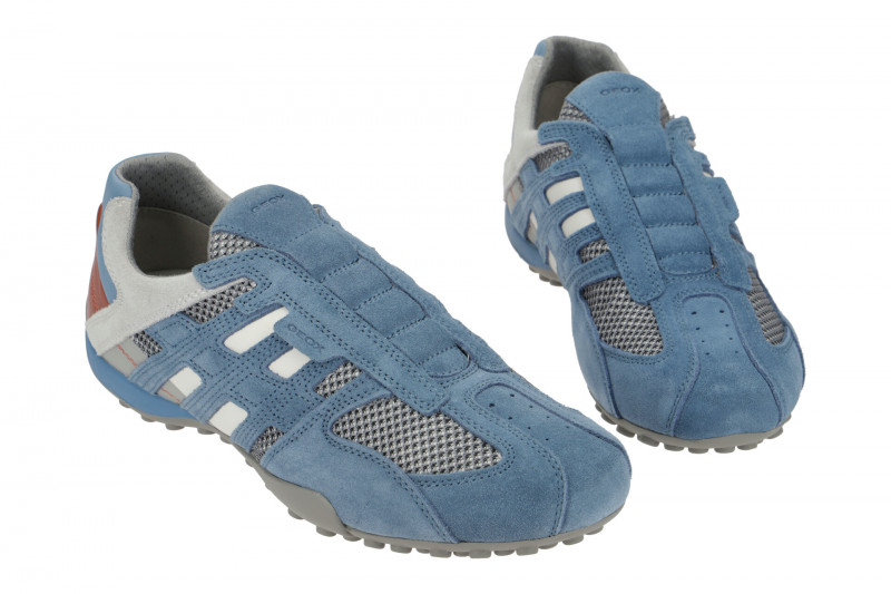Geox Snake Schuhe Slipper blau avio U8207F