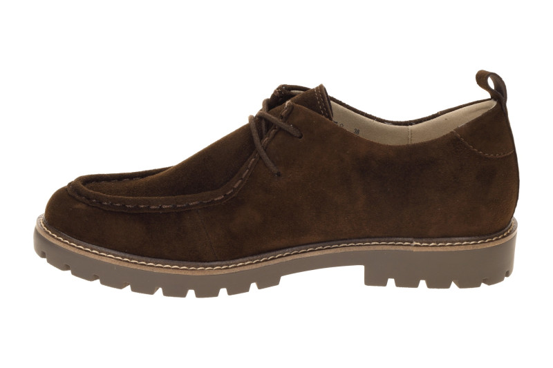Caprice Schuhe Mokassin braun Velour 23612