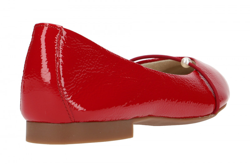 Paul Green Ballerinas Slipper rot Lack 2374