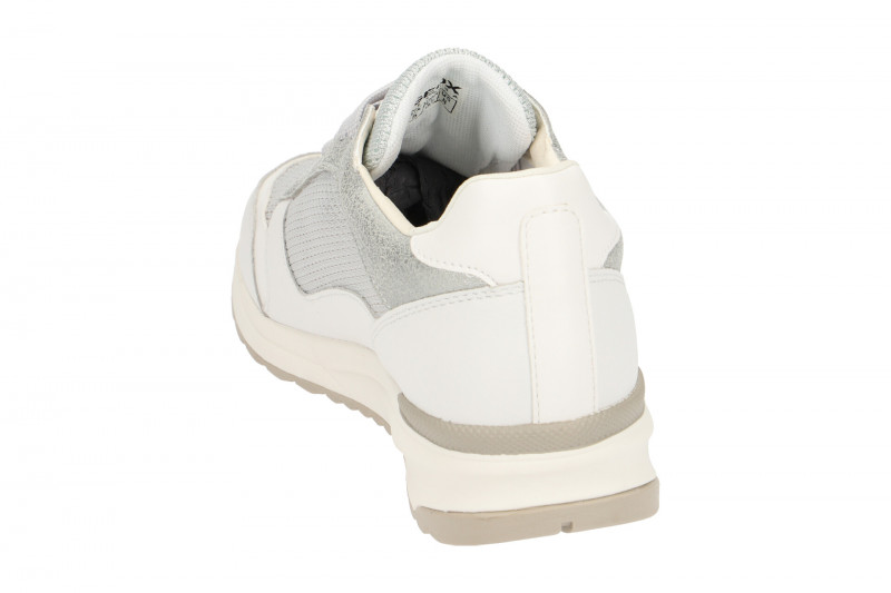Geox Airell Sneaker Schuhe weiß silber D642SC