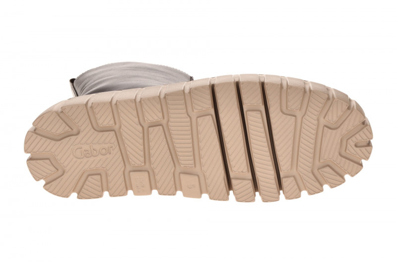 Gabor Plateau Stiefelette dunkelbraun moro Front Zip 8016.04.004
