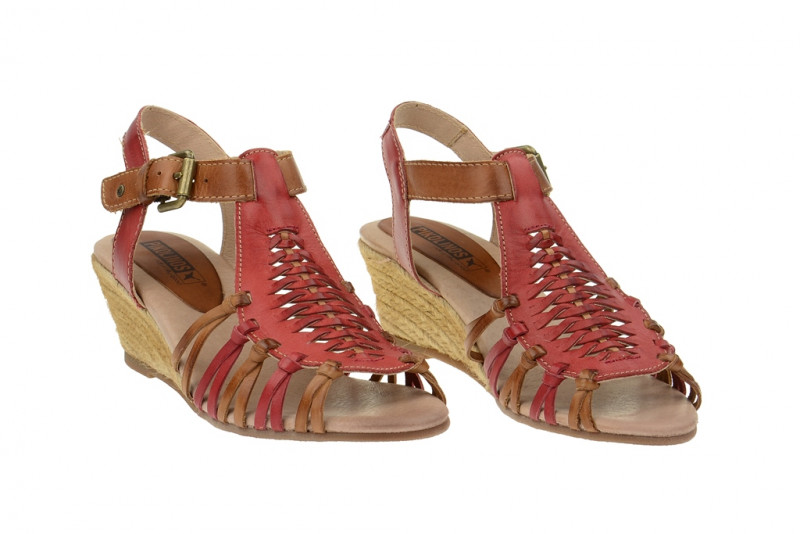 Pikolinos Keil Sandale - Cullera sandia rot - 976-8112