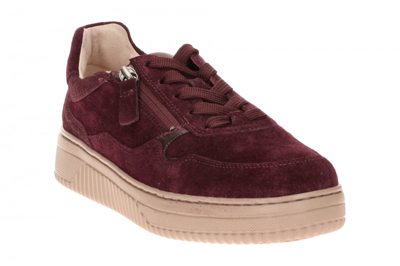 Gabor Comfort Sneakers rot berry Kroko K-Weite 6016.01