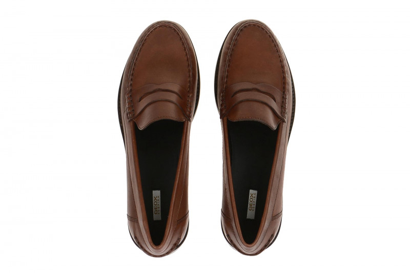 Geox Damen Mokassin Promethea braun Slipper