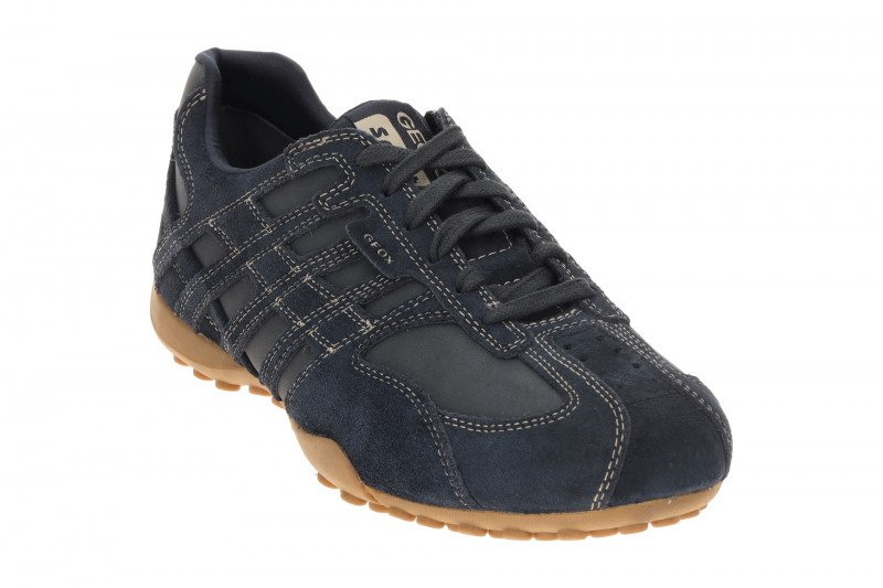 Geox Snake Schuhe dunkelblau Velour Nubuck U55MNB
