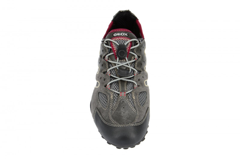 Geox Snake Schuhe grau rot U4207J
