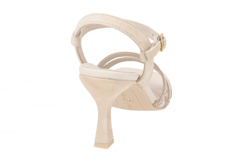 Paul Green Riemchen Sandalette beige Glitzer 6058