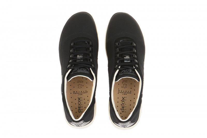 Geox Nebula Damen Schnür- Schuhe schwarz D621EA