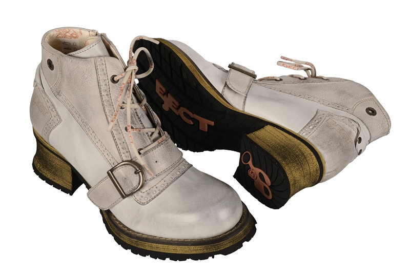 Eject Folka Stiefelette in weiß E-14856