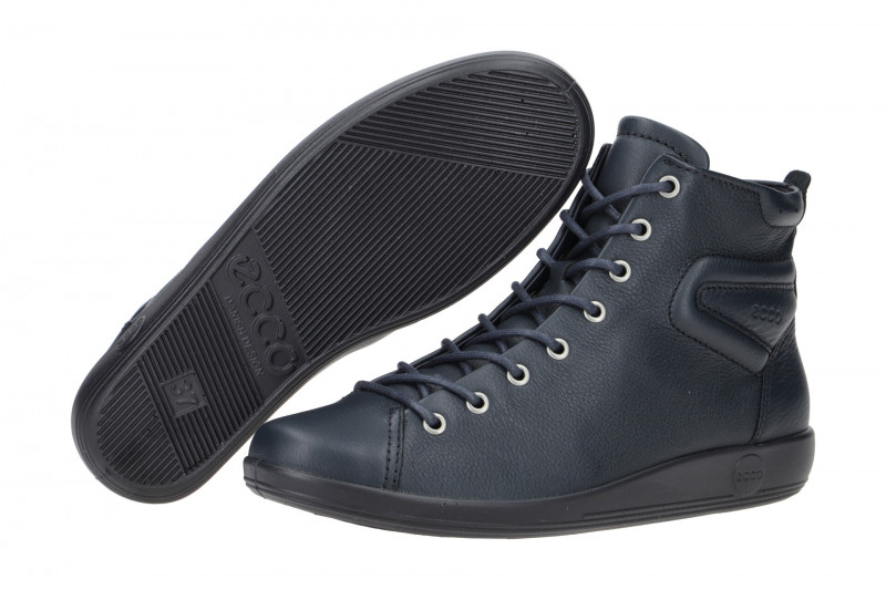 Ecco Soft 2 Damen Stiefelette blau marine