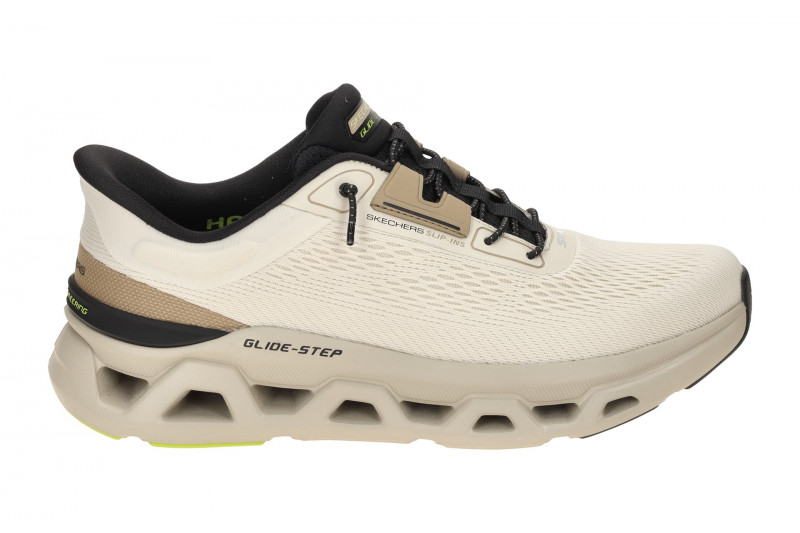 Skechers Glide Step Schuhe beige Herren Slip-Ins 233026