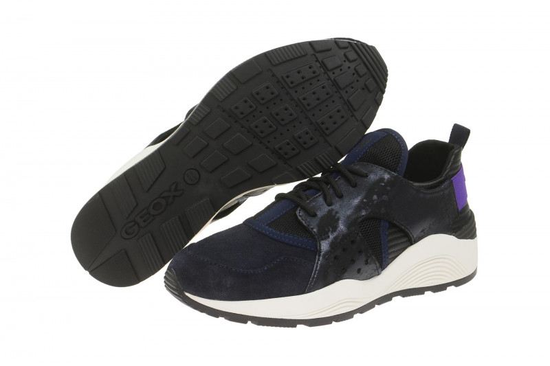 Geox Omaya Plus Schuhe blau schwarz D642RA