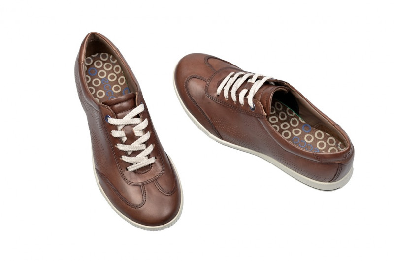 Ecco Crisp Schuhe in braun - edler Damen Sneaker