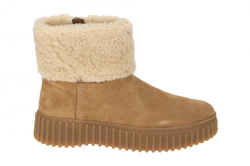 Clarks Torhill Turn Winter Stiefelette braun tan Plateau 26179563