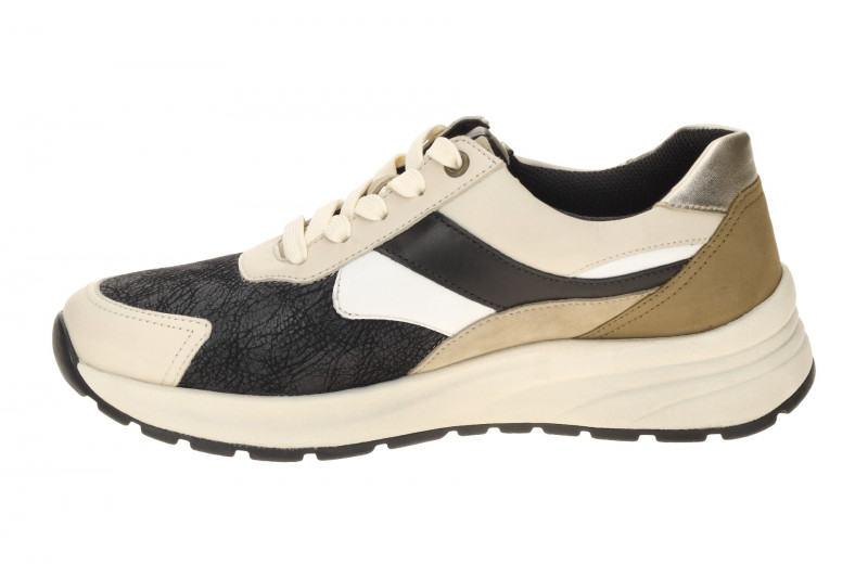 Gabor Comfort Schuhe beige schwarz Optifit 86.597.63