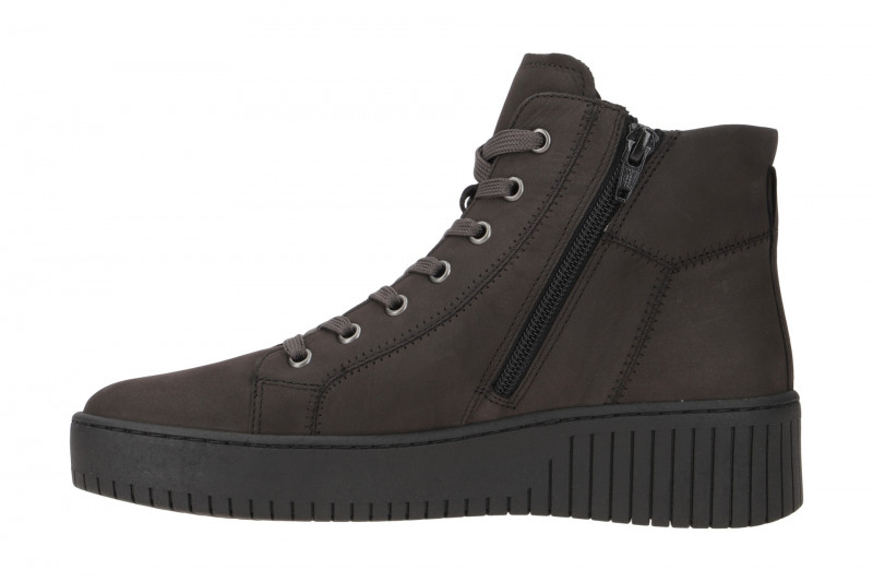 Gabor Mid Sneakers Schuhe dunkelgrau Nubuck 33.630.19