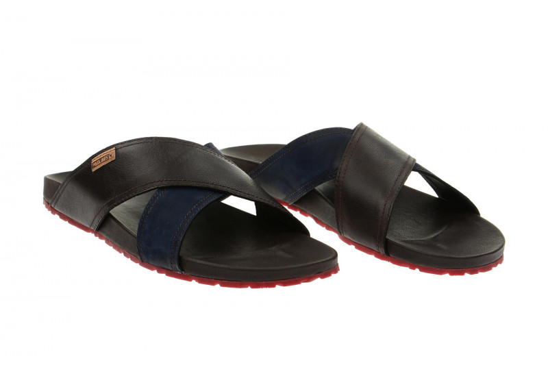 Pikolinos Phuket Pantolette blau braun M1A-0003N