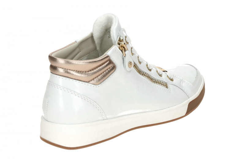 ARA Rom Schuhe Mid-Sneaker weiß Lack 12-24499