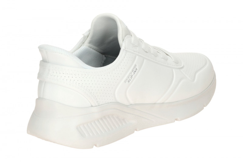 Skechers Uno Lite Schuhe Slipper weiß Sneakers Slip-Ins 183125