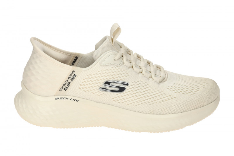 Skechers Skech Lite Pro Schuhe weiß beige Herren Slip Ins 232466