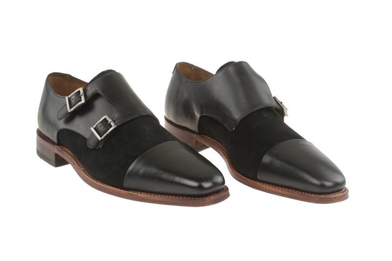 Gordon & Bros Schuhe schwarz Double Monk Lucquin 4924-I