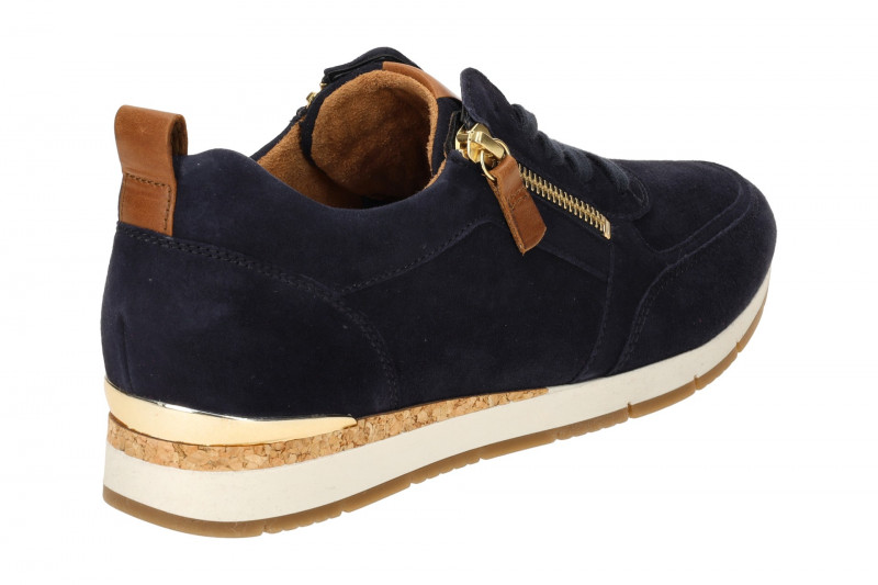 Gabor Sneakers Schuhe blau Velour 83.411.16
