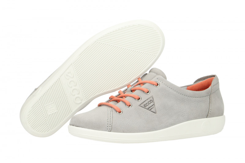 Ecco Soft 2 Schuhe grau rosa