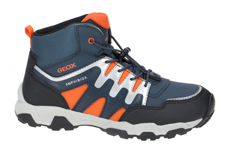 Geox Magnetar Kinder Stiefel blau orange J263ZA