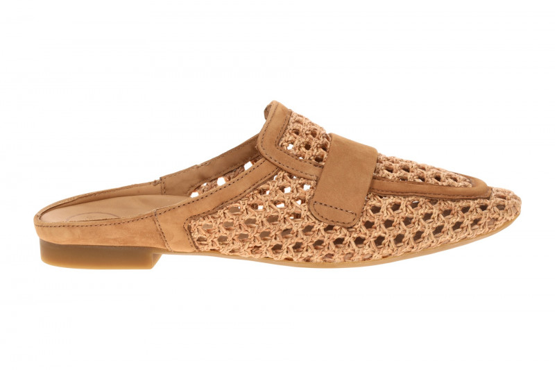 Paul Green Pantoletten Mules braun geflochten 6207