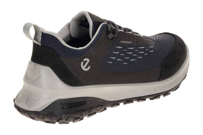 Ecco Ult-Trn Schuhe blau schwarz Waterproof 824364